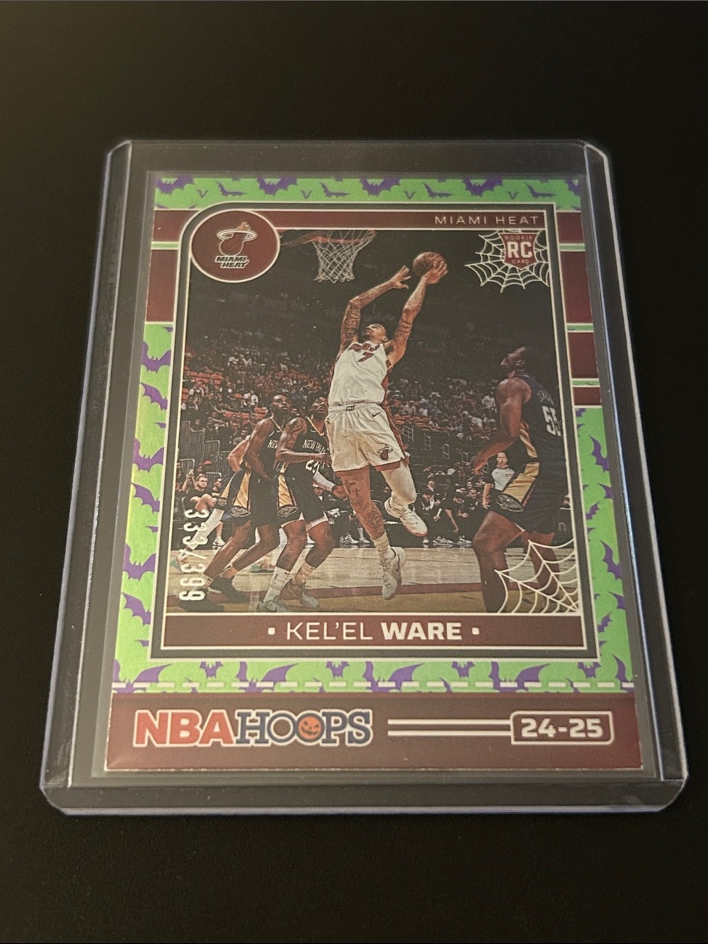 2024-25 Panini Haunted Hoops - Kel'el Ware, Kel'el Ware #231 Holo Bats /399 (RC)